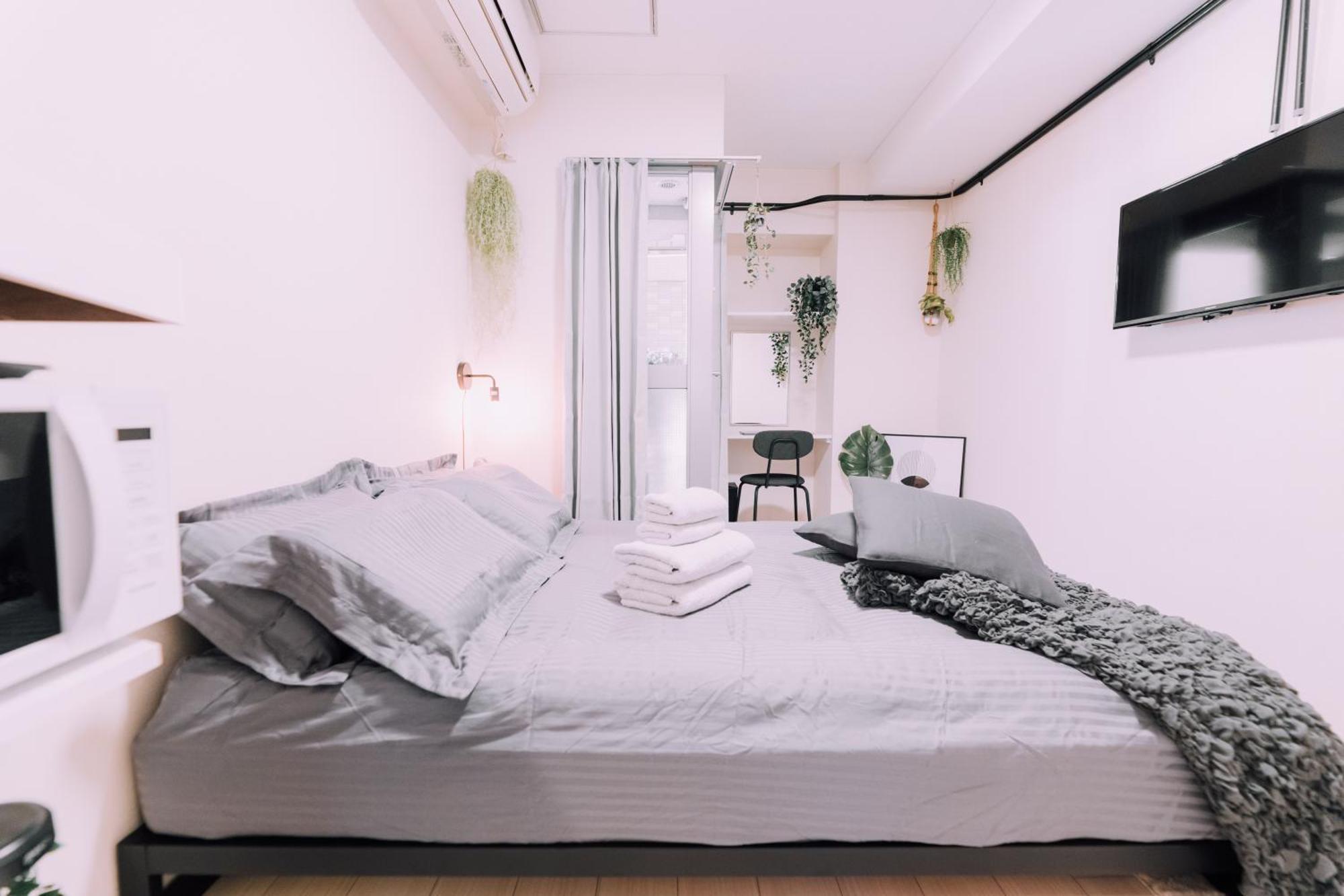 Minimalist Loft Namba Compact With A 24-hour Gym Ma1001 Appartement *